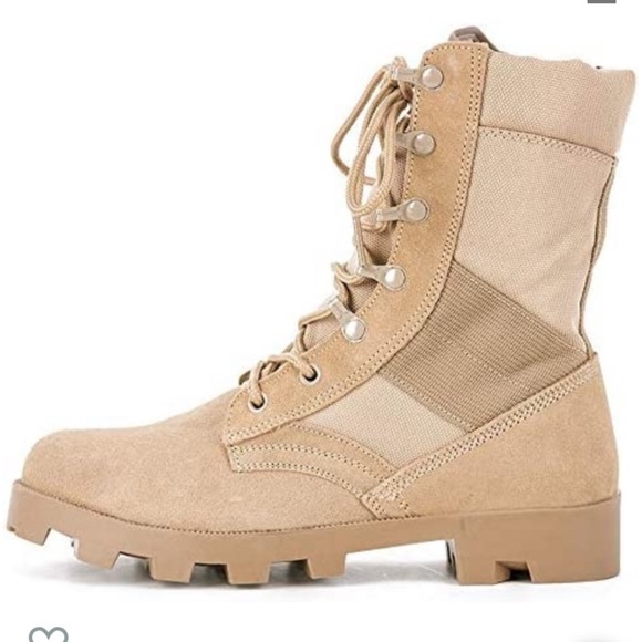 Men Hiking Boots Classic Combat, Special Forces, Tactical Flight - Picture 3 of 15